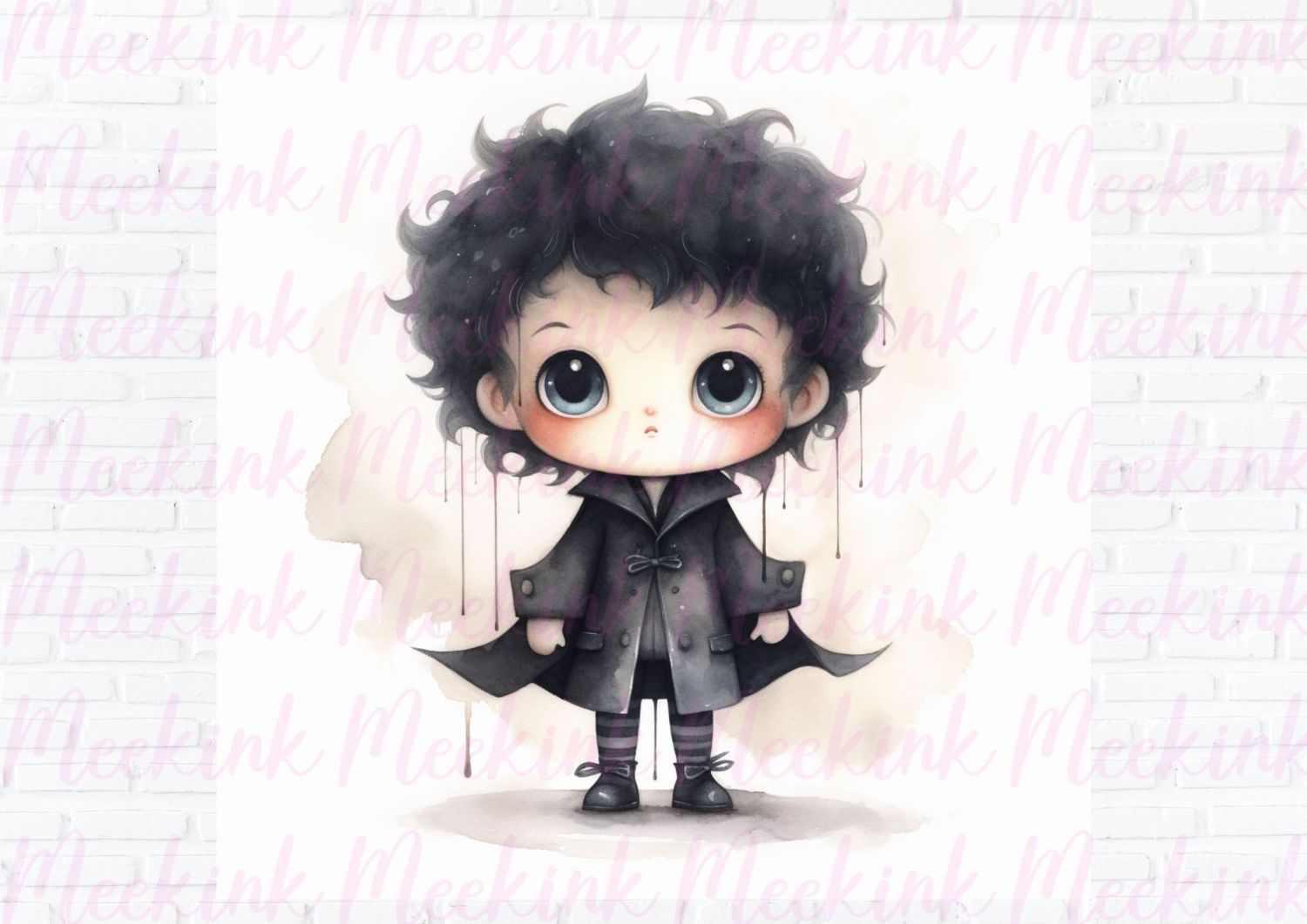 Halloween Dracula Boy 1 UVDTF or DTF Decal