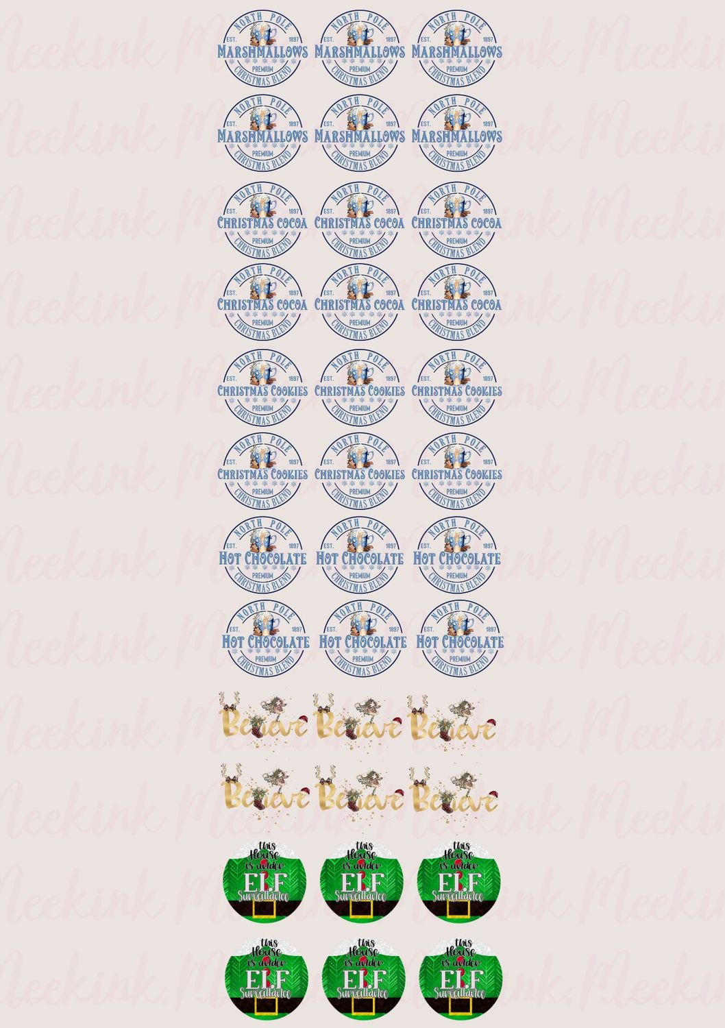 Craft Fair Sheet 12 UVDTF