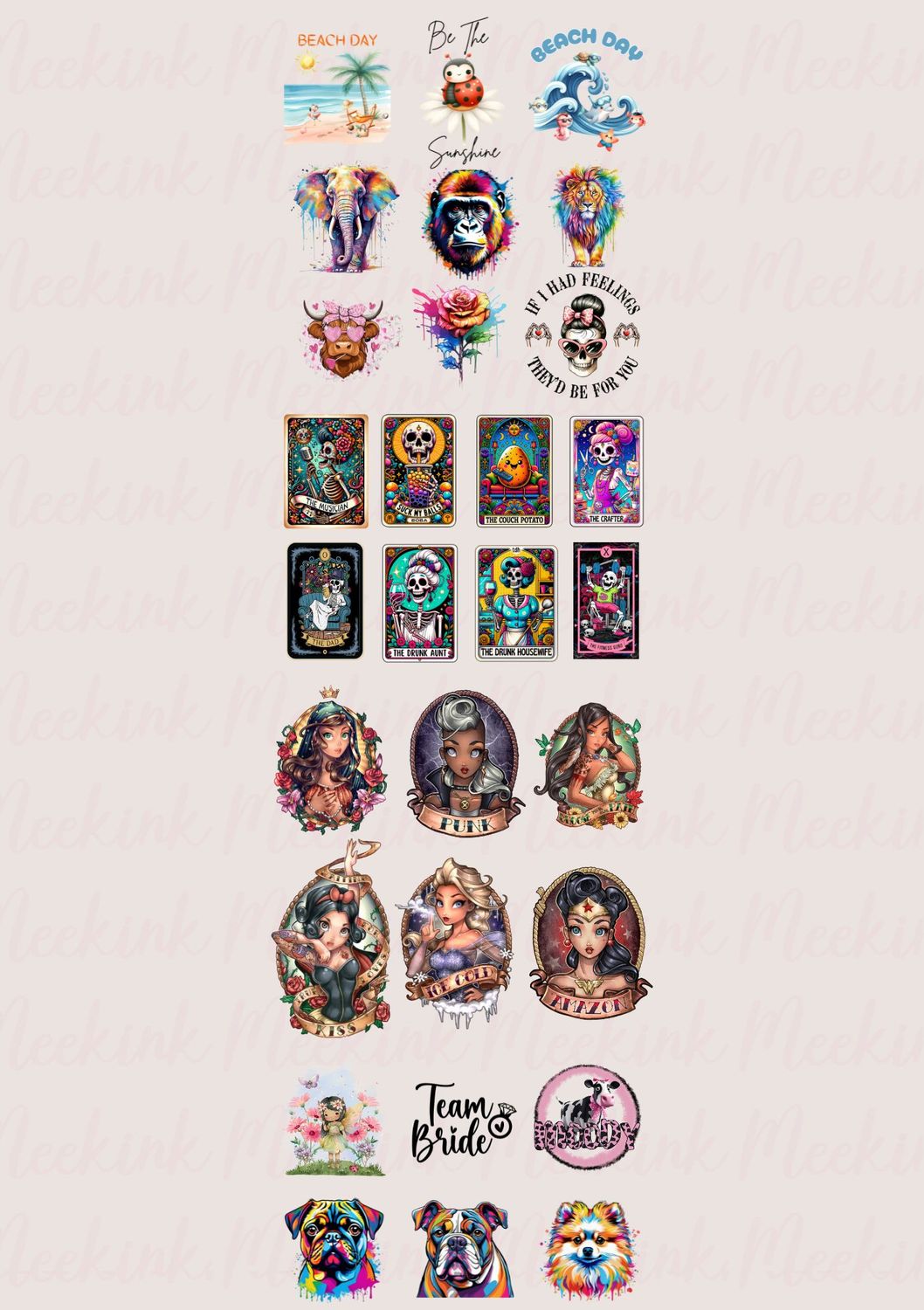 Craft Fair Sheet 21 UVDTF