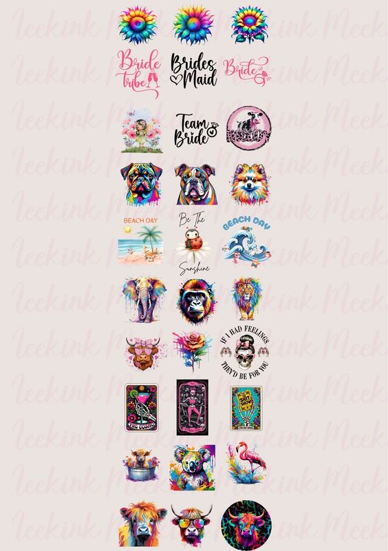 Craft Fair Sheet 27 UVDTF