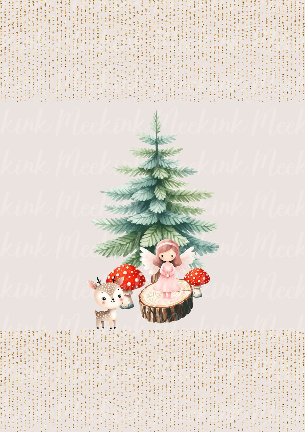 Magical Fairy Toad Stool Decal