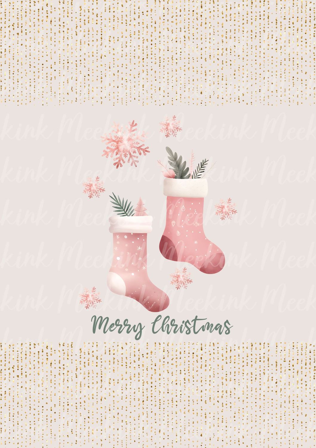 Pink Stockings Decal