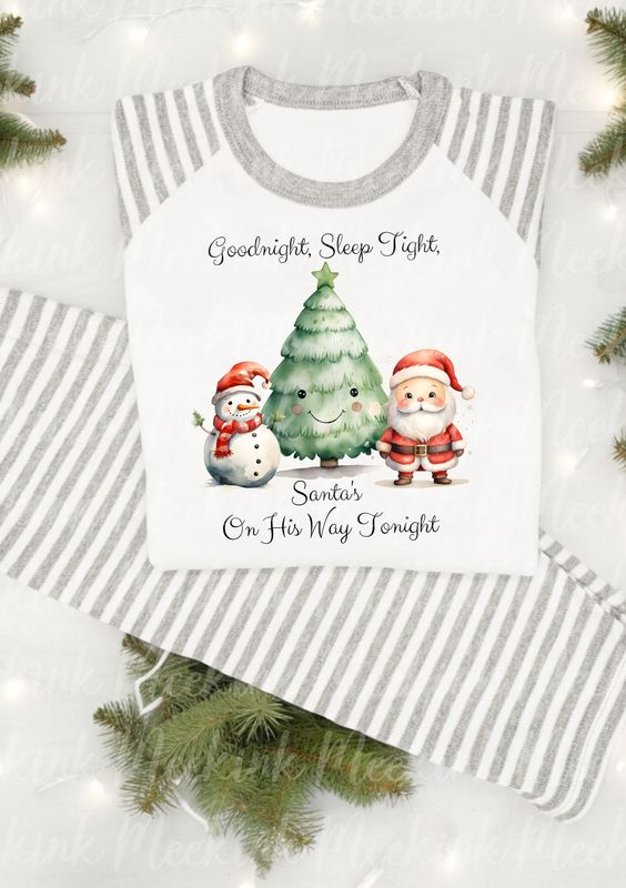 Christmas Goodnight Design 1 Decal