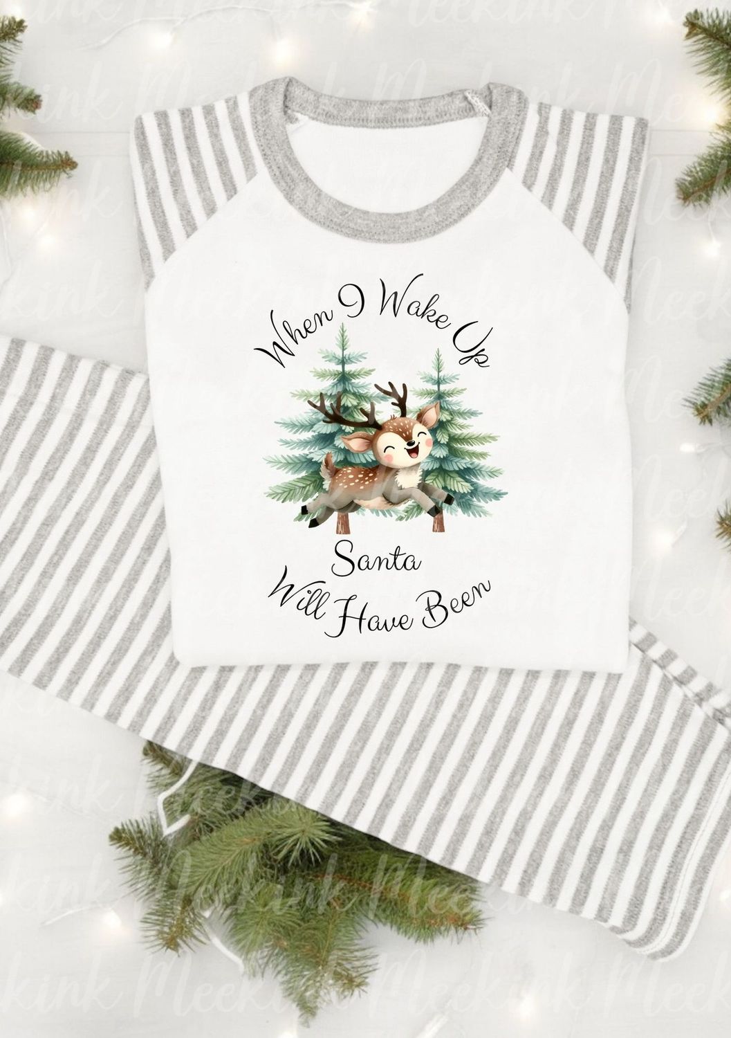 Santa Will Have Been Reindeer 2 Decal