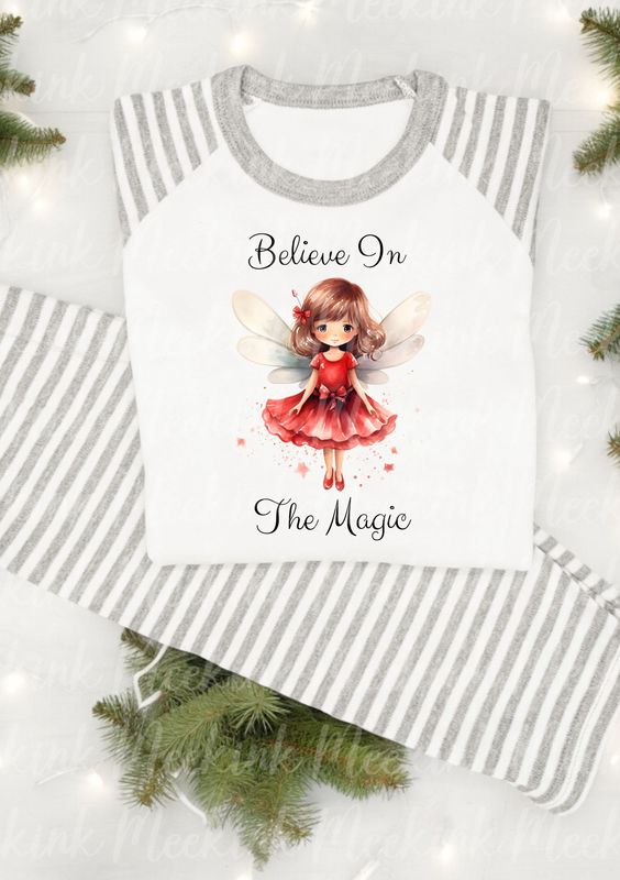Believe In The Magic Fairy Red Decal