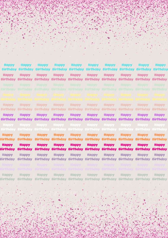 Hair Bow Birthday A4 Sheet DTF Decal