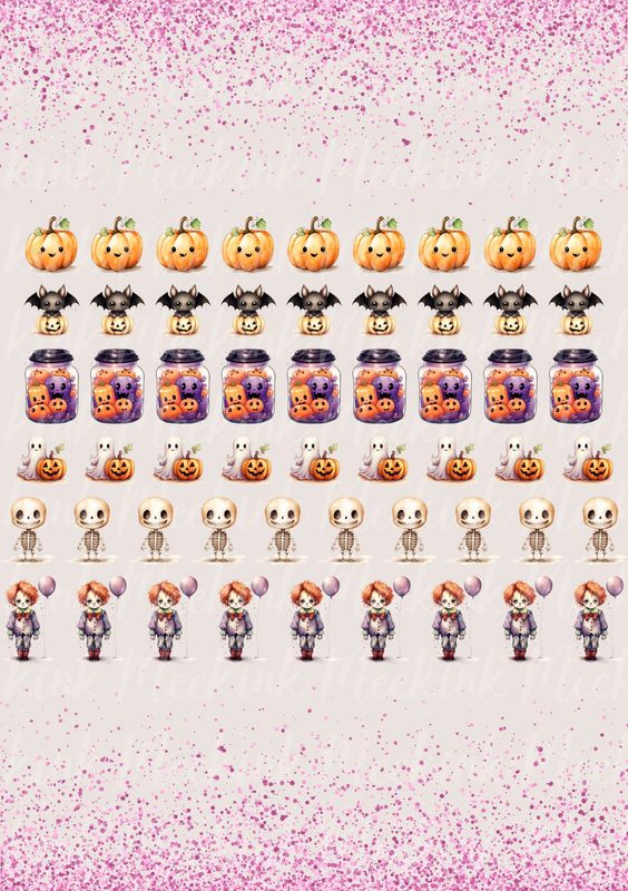Halloween 4 A4 DTF Decals