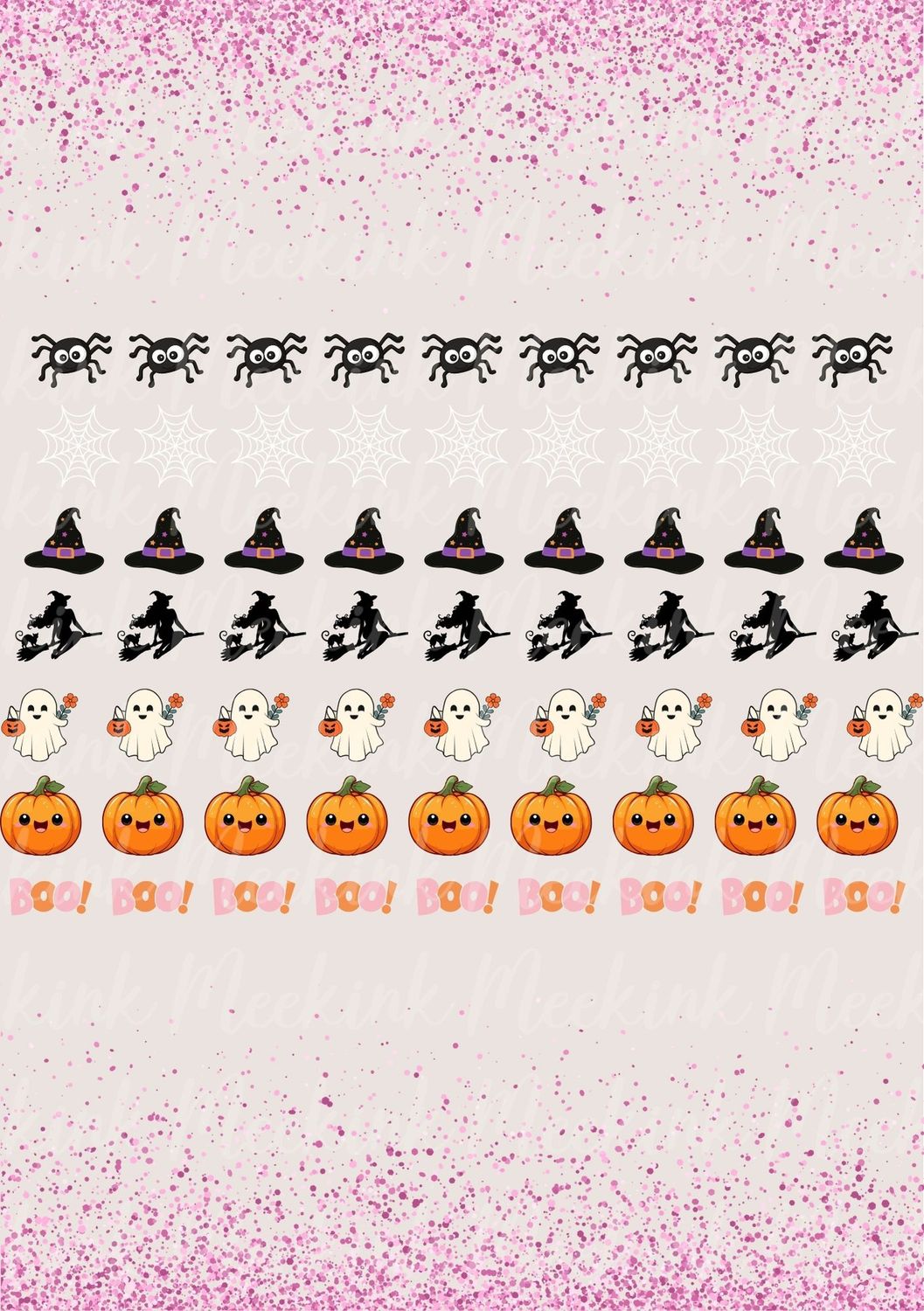 Halloween 3 A4 DTF Decals