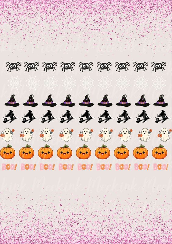 Halloween 3 A4 DTF Decals