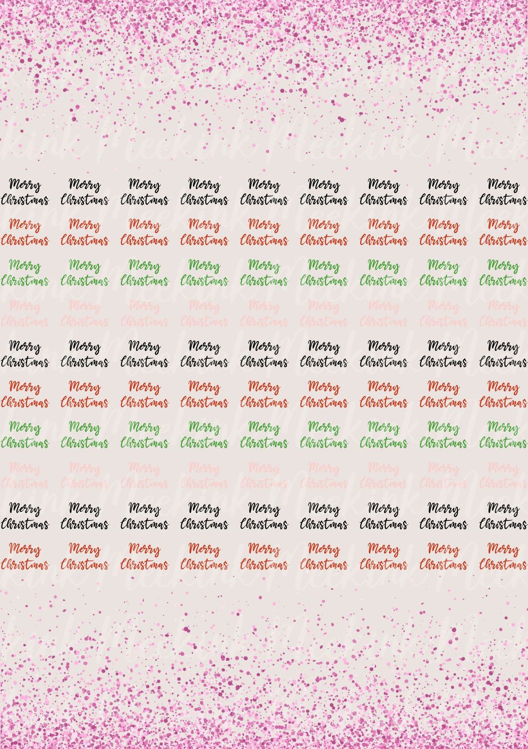 Christmas 5 A4 DTF Decals