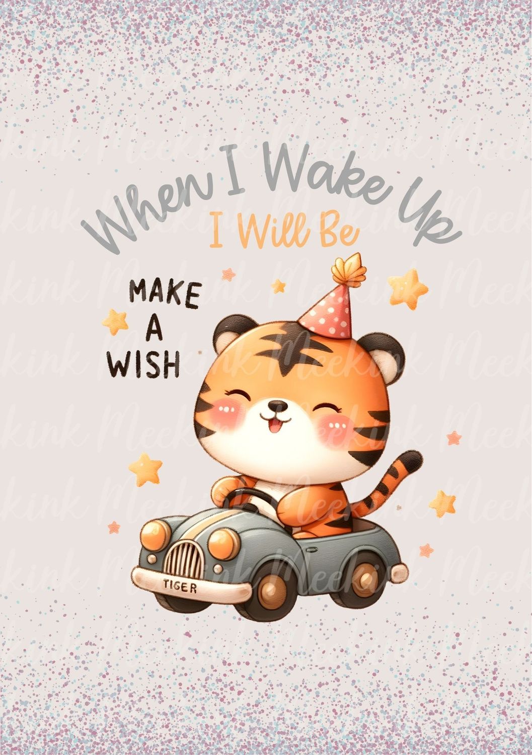 When I Wake Up Design 23 DTF DECAL