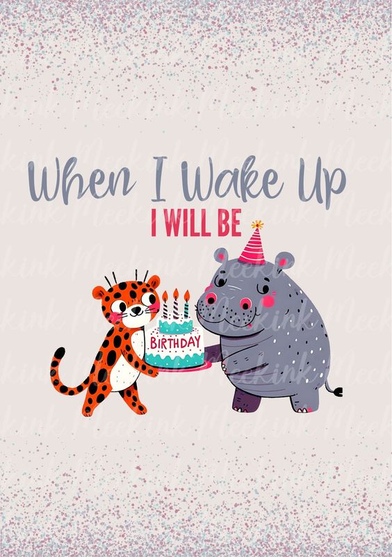 When I Wake Up Design 18 DTF DECAL