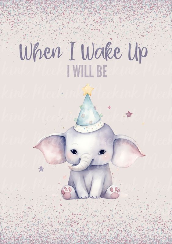 When I Wake Up Design 3 DTF DECAL