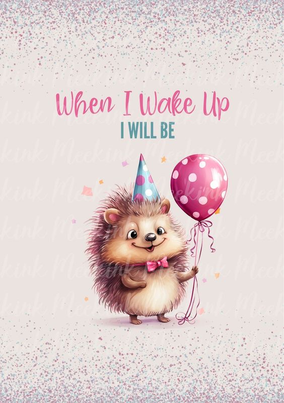When I Wake Up Design 9 DTF DECAL