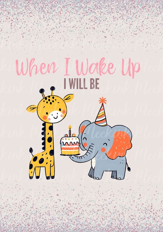 When I Wake Up Design 15 DTF DECAL