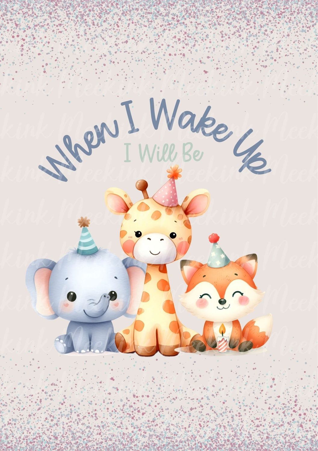 When I Wake Up Design 21 DTF DECAL