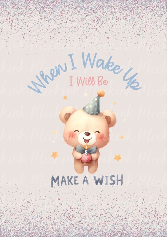 When I Wake Up Design 25 DTF DECAL
