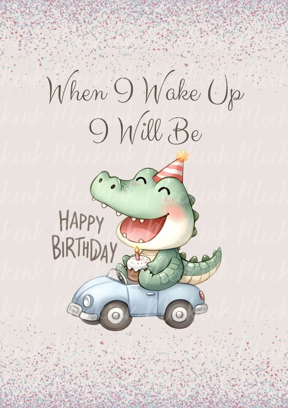When I Wake Up Design 30 DTF DECAL