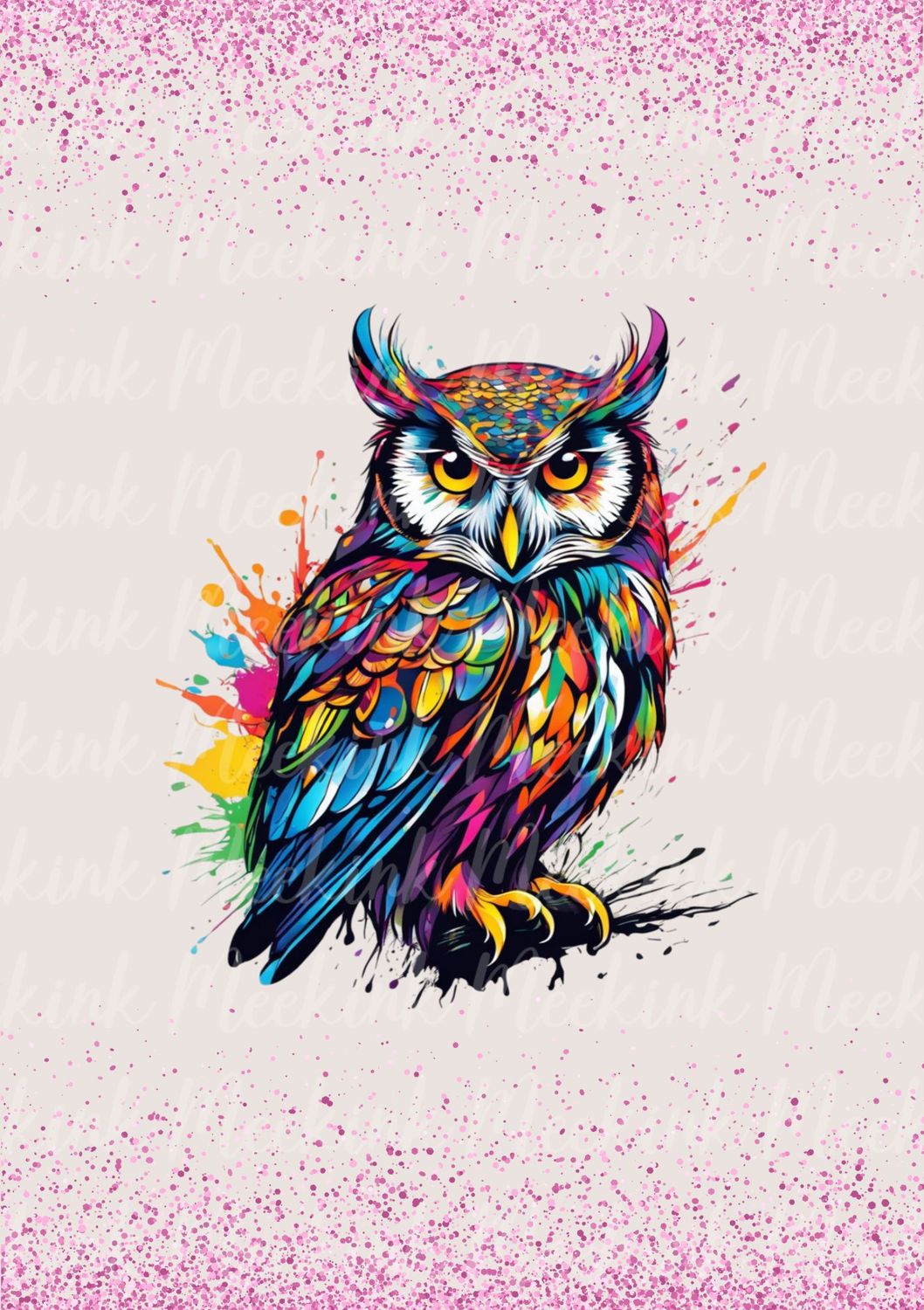 Colour Splash Owl