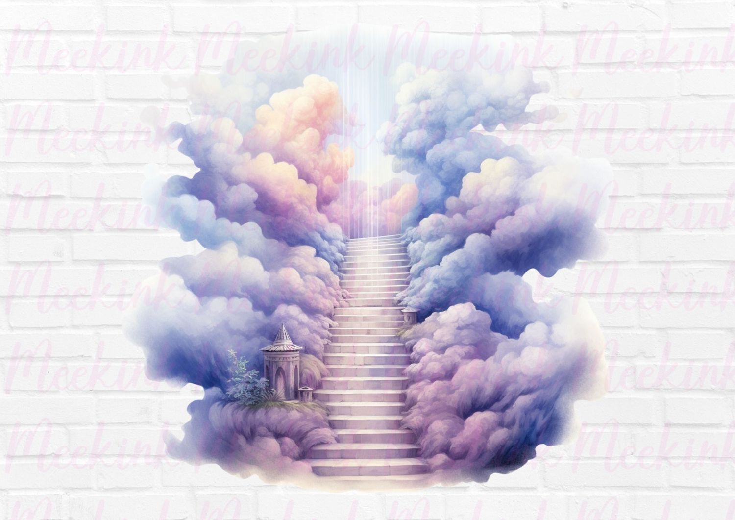 Stairs To Heaven 1 UVDTF or DTF Decal