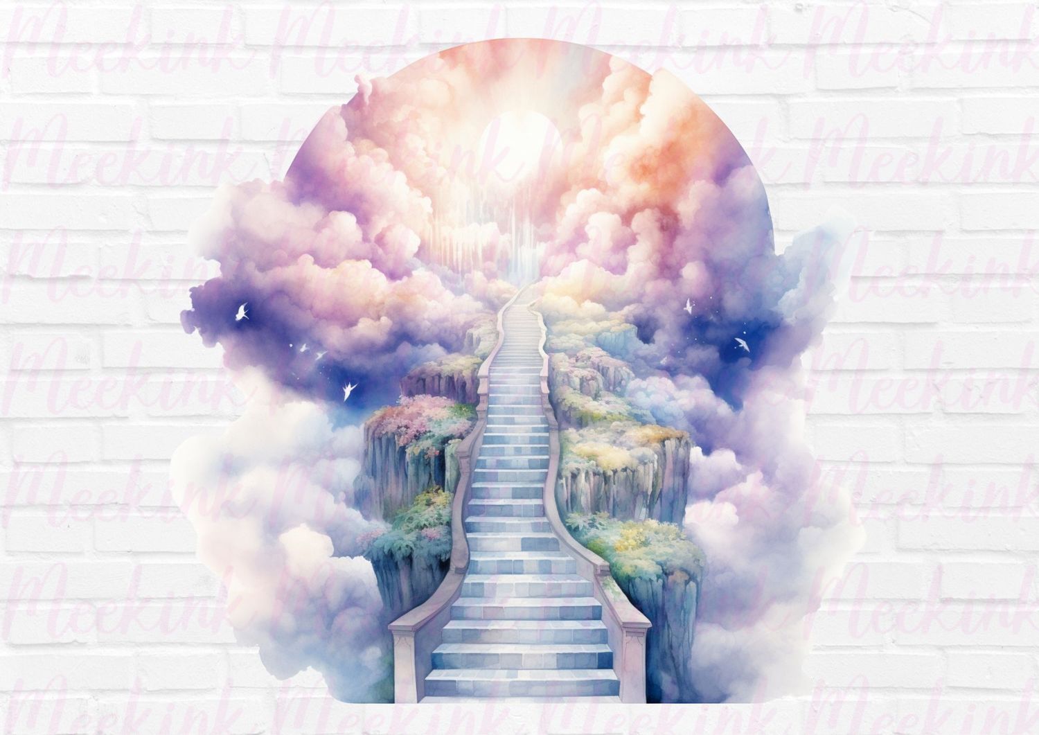 Stairs To Heaven 4 UVDTF or DTF Decal