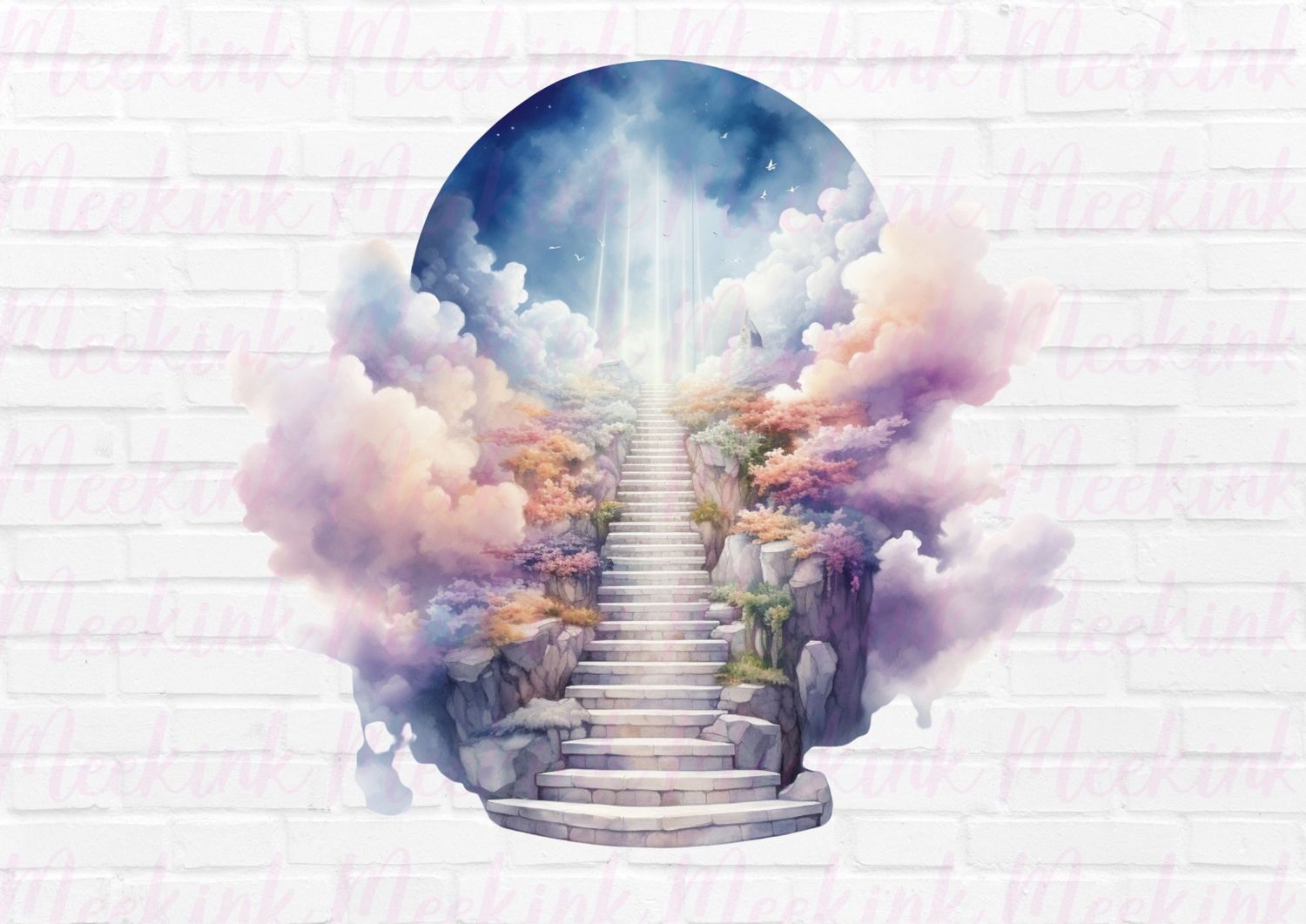 Stairs To Heaven 2 UVDTF or DTF Decal