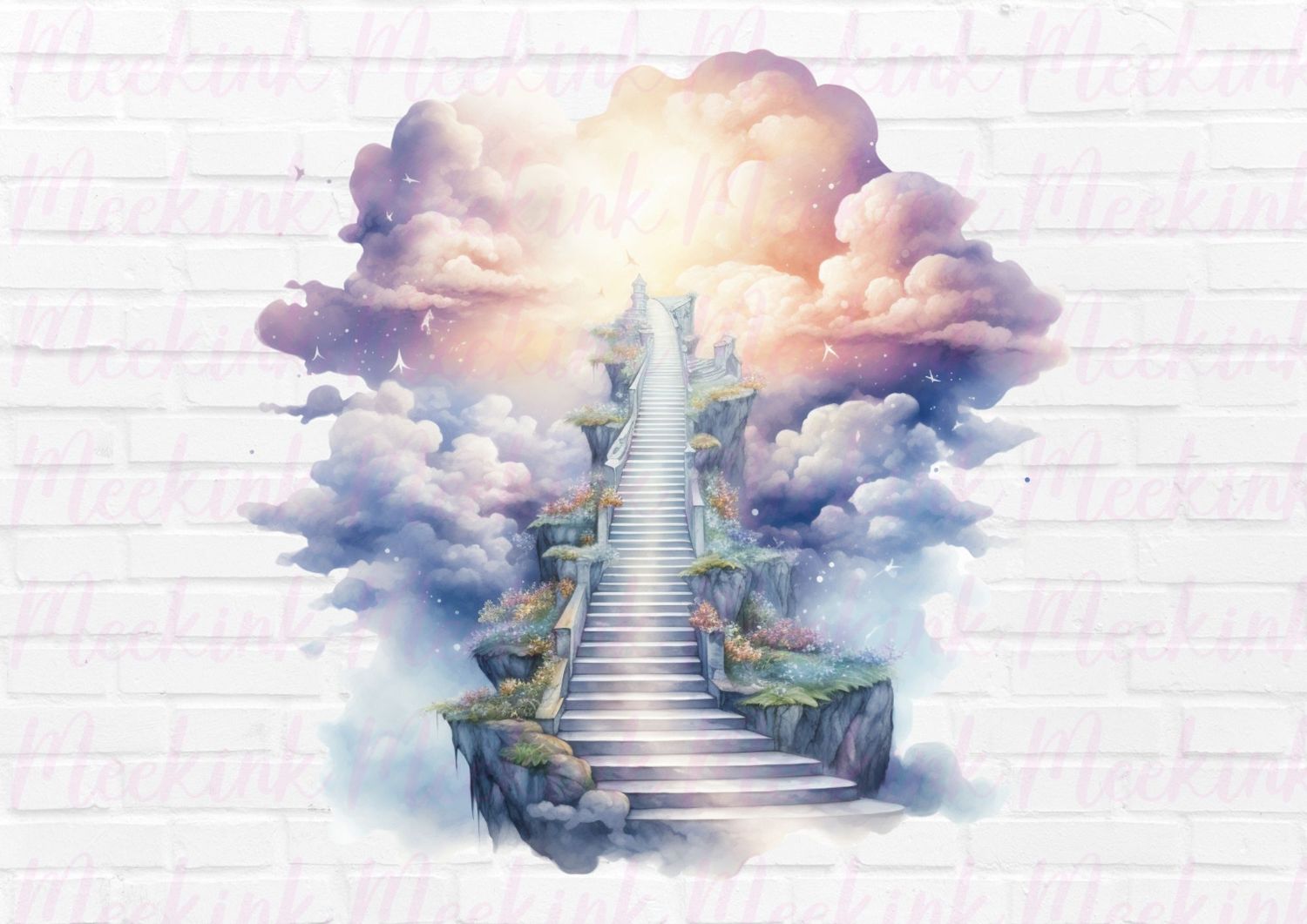 Stairs To Heaven 7 UVDTF or DTF Decal