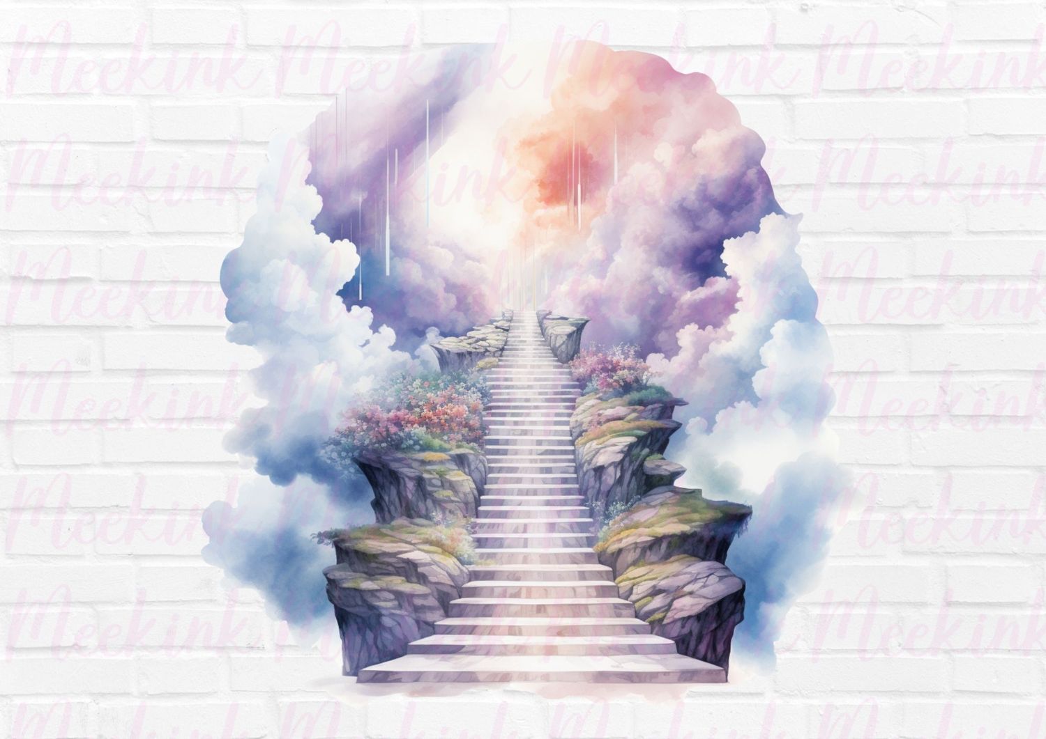 Stairs To Heaven 6 UVDTF or DTF Decal
