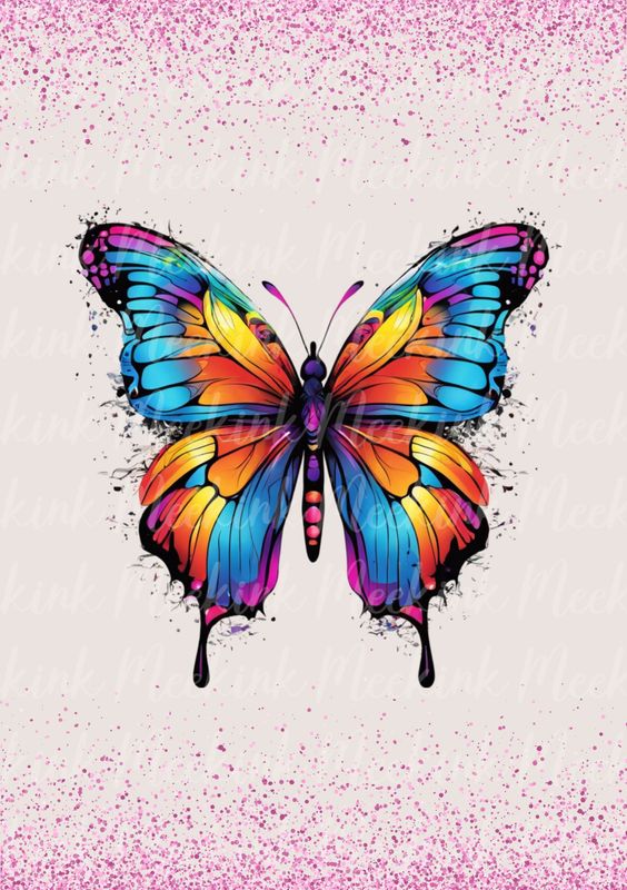 Colour Splash Butterfly 4