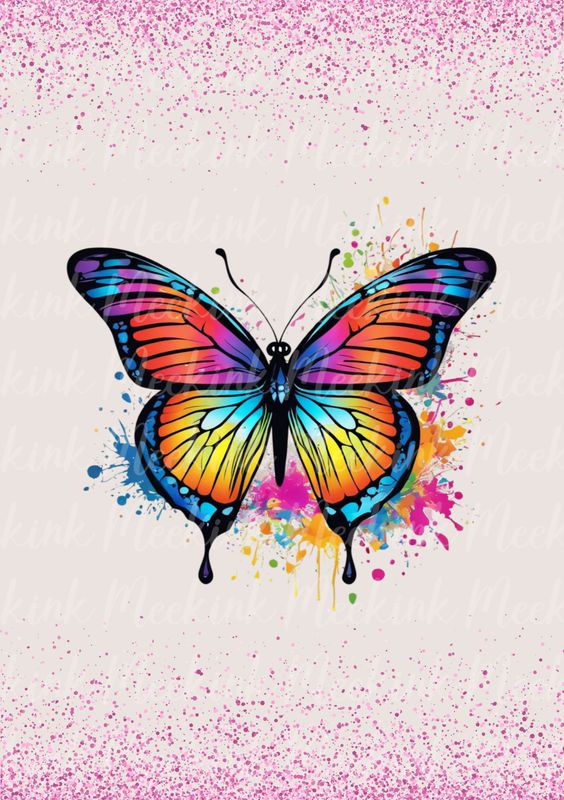Colour Splash Butterfly 6