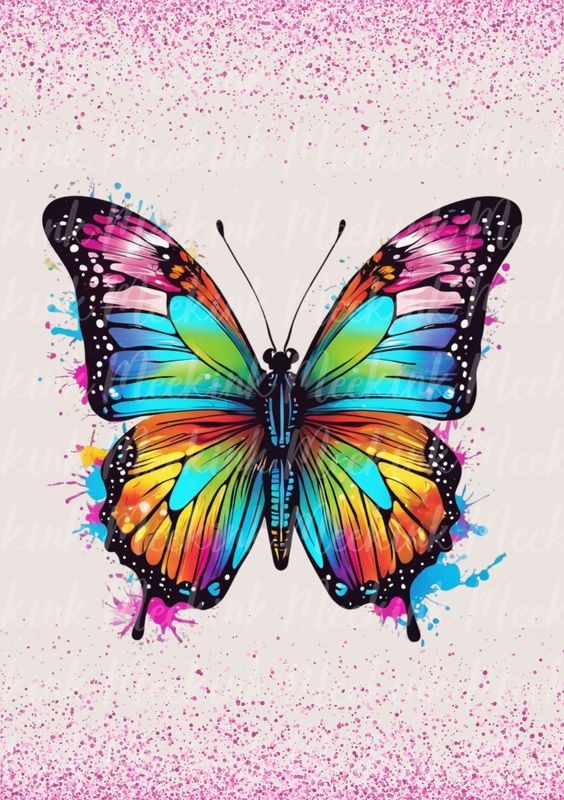 Colour Splash Butterfly 3