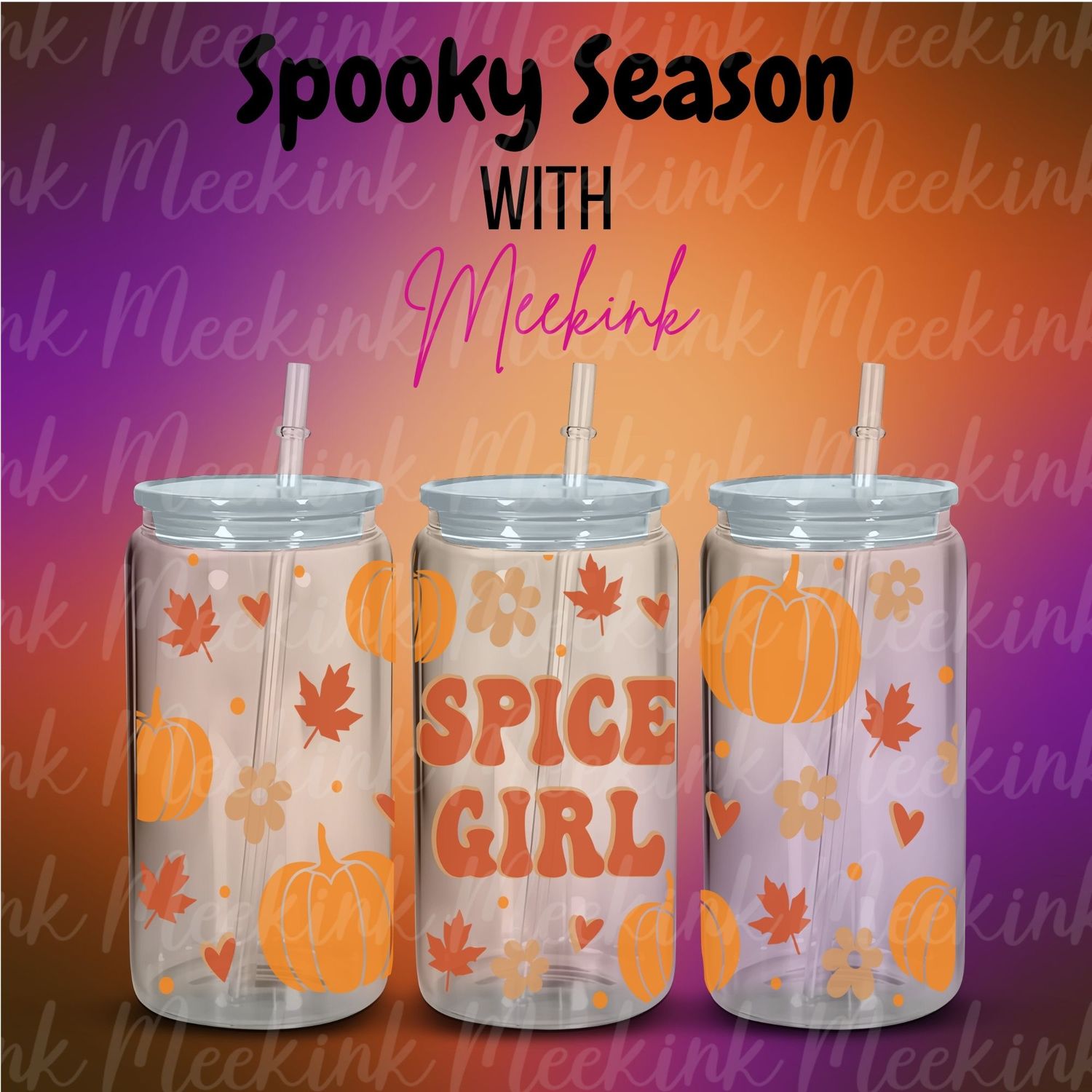 16oz Spooky Season 16 UVDTF Wrap