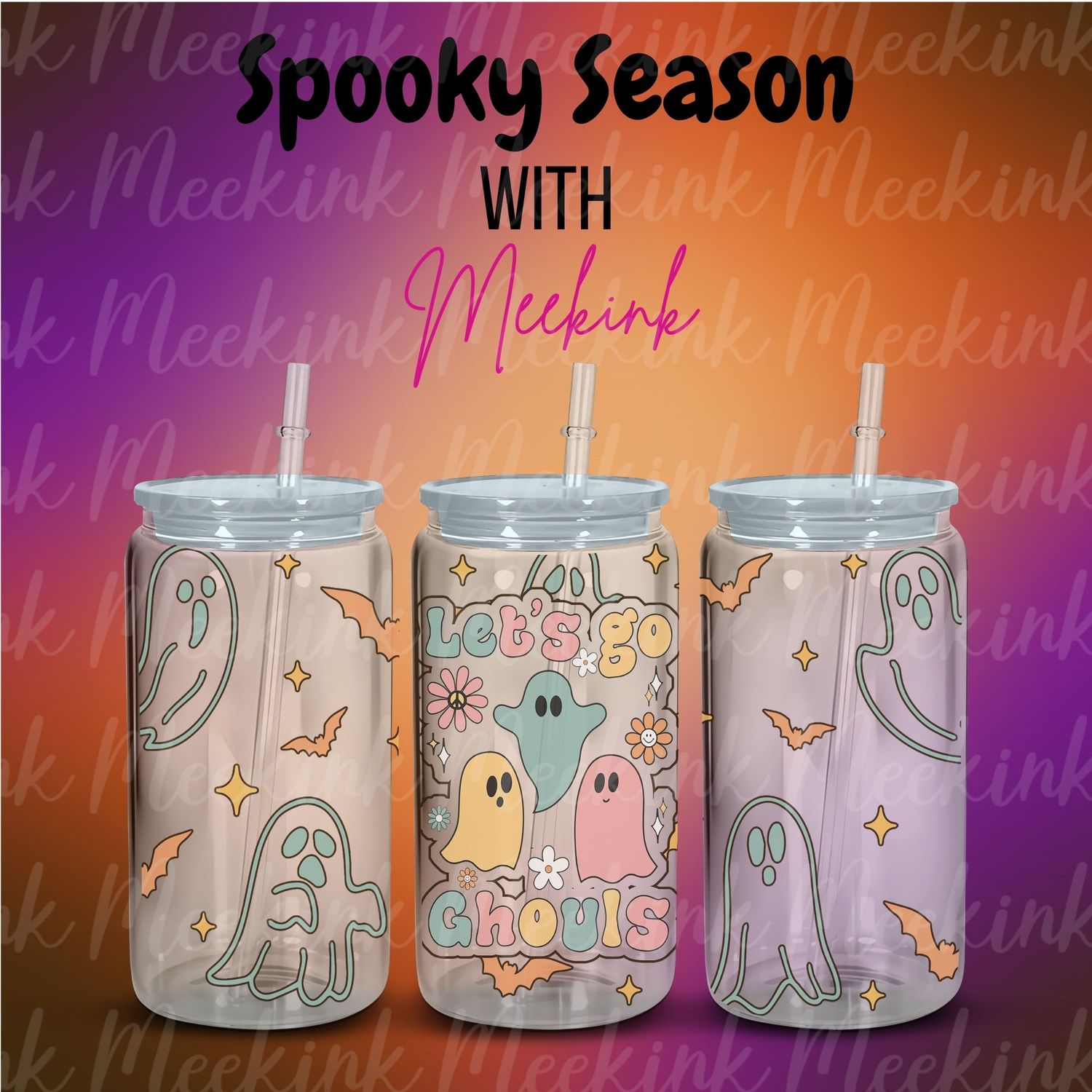 16oz Spooky Season 43 UVDTF Wrap