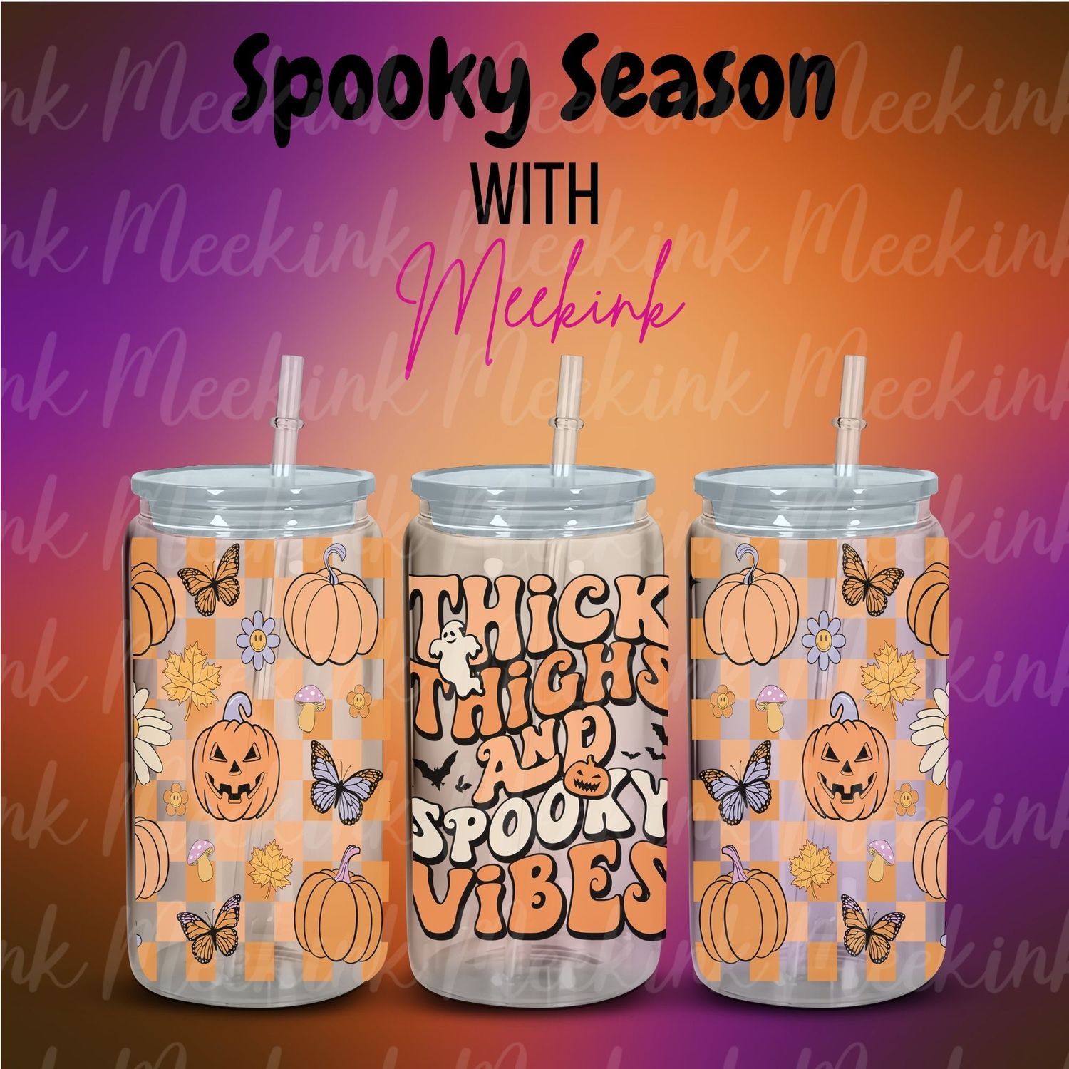 16oz Spooky Season 2 UVDTF Wrap