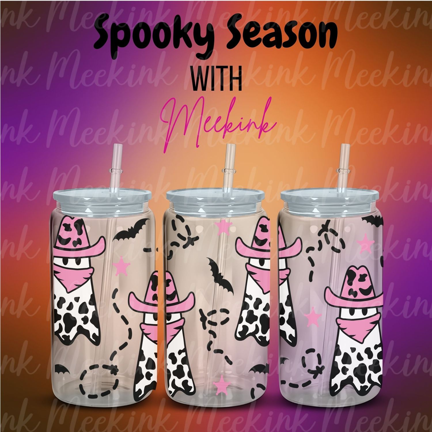 16oz Spooky Season 8 UVDTF Wrap