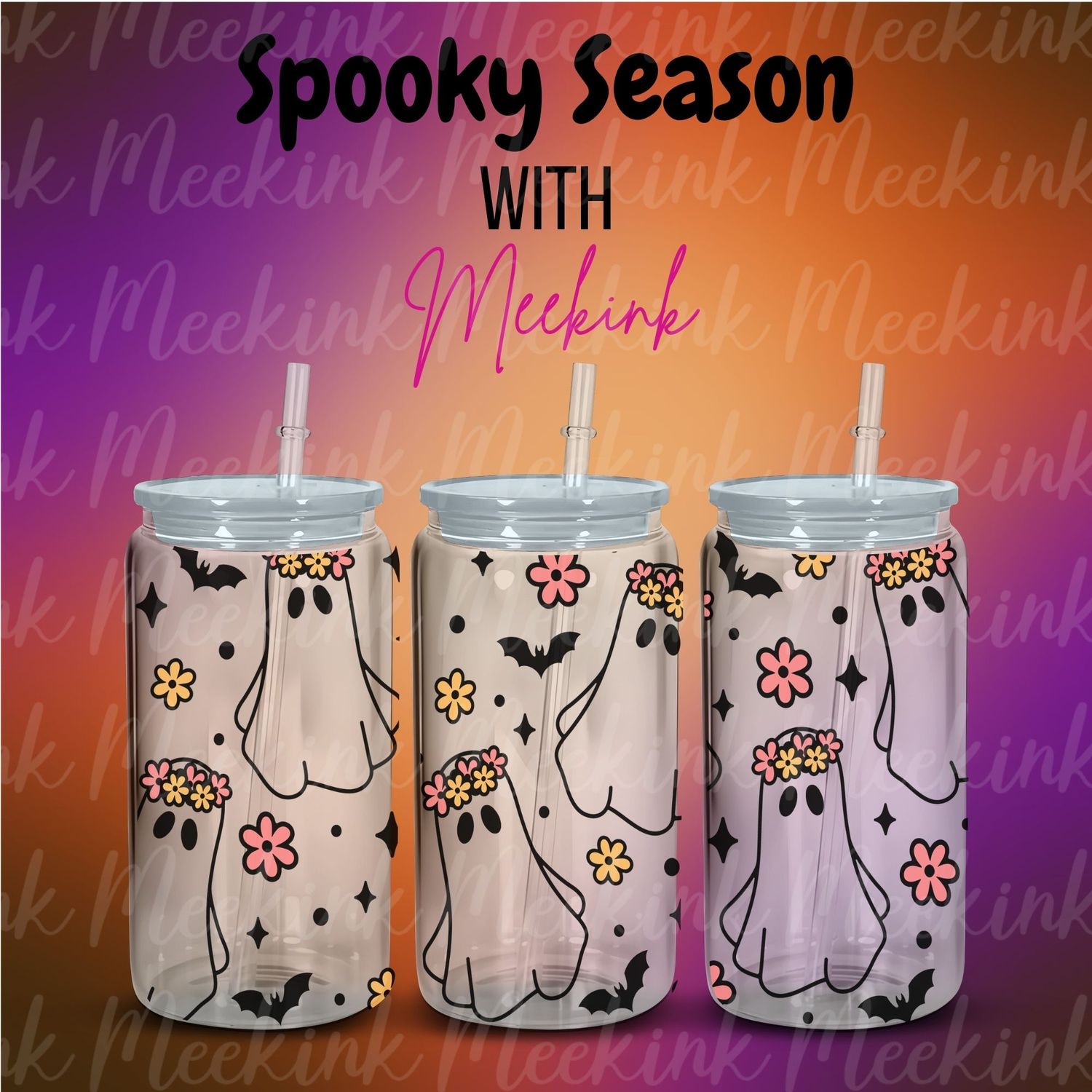 16oz Spooky Season 12 UVDTF Wrap