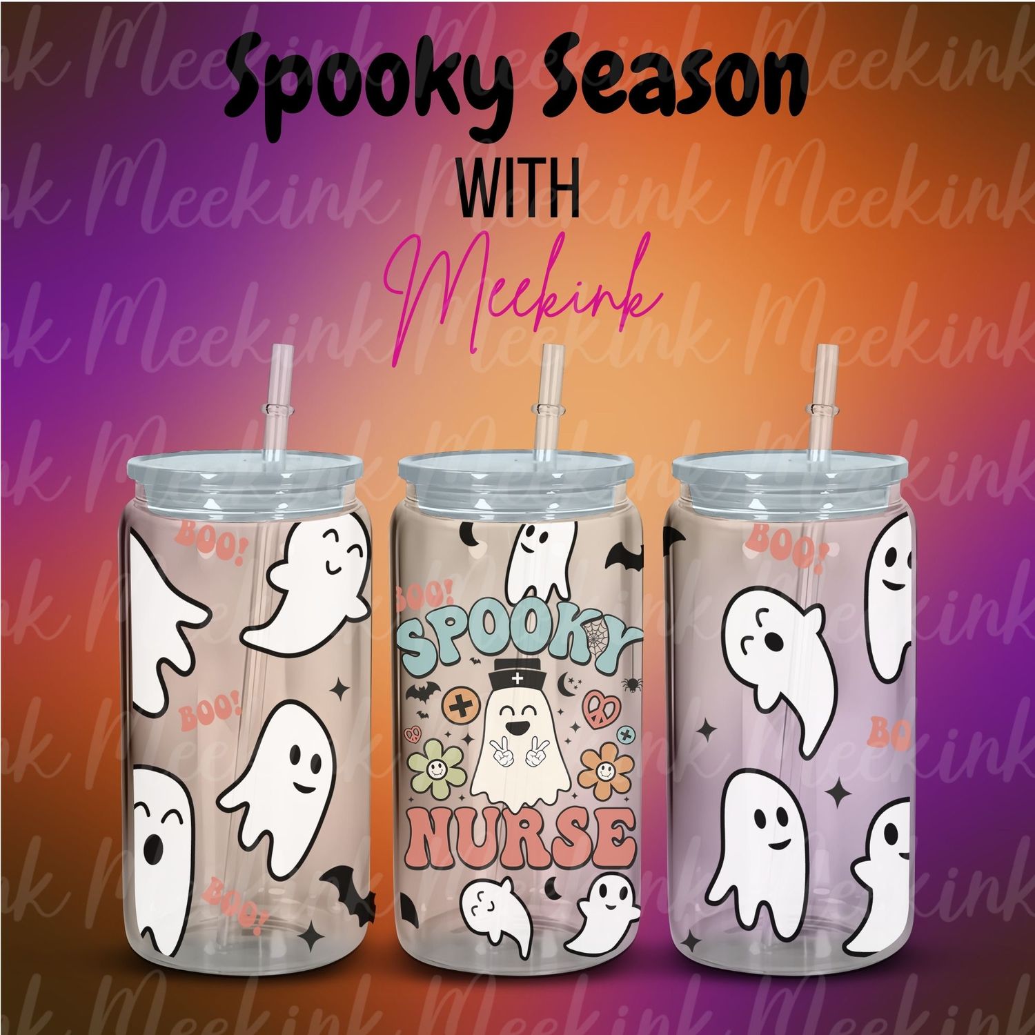 16oz Spooky Season 20 UVDTF Wrap
