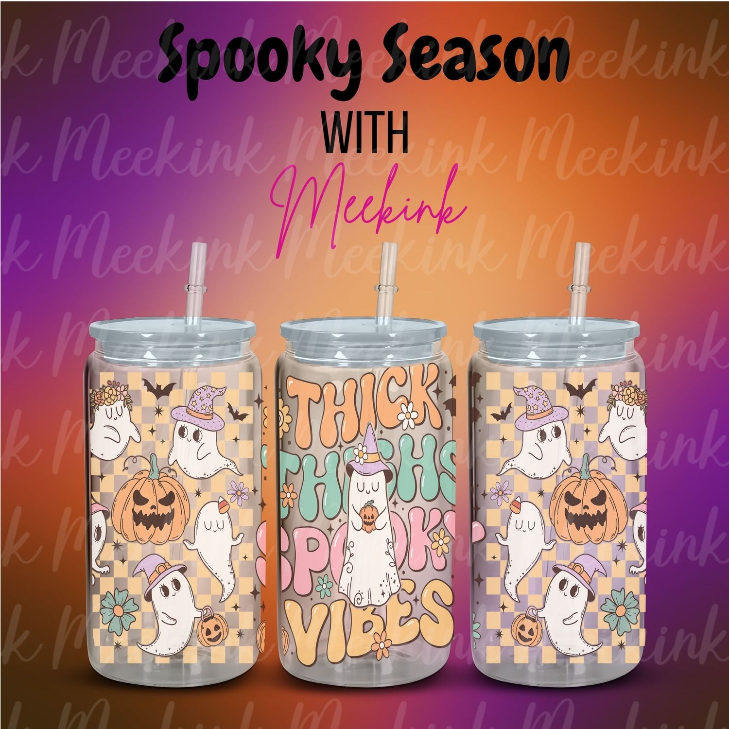 16oz Spooky Season 1 UVDTF Wrap