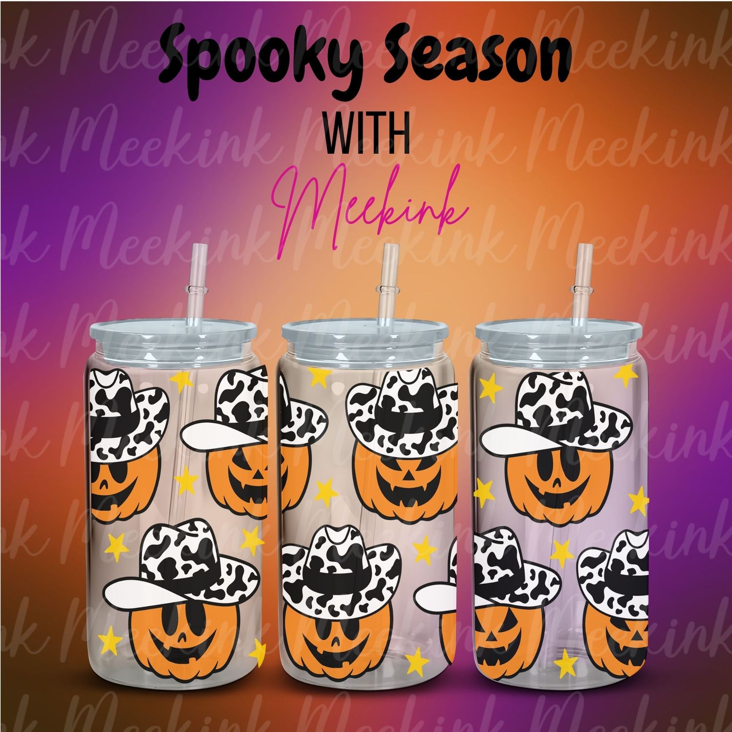 16oz Spooky Season 5 UVDTF Wrap