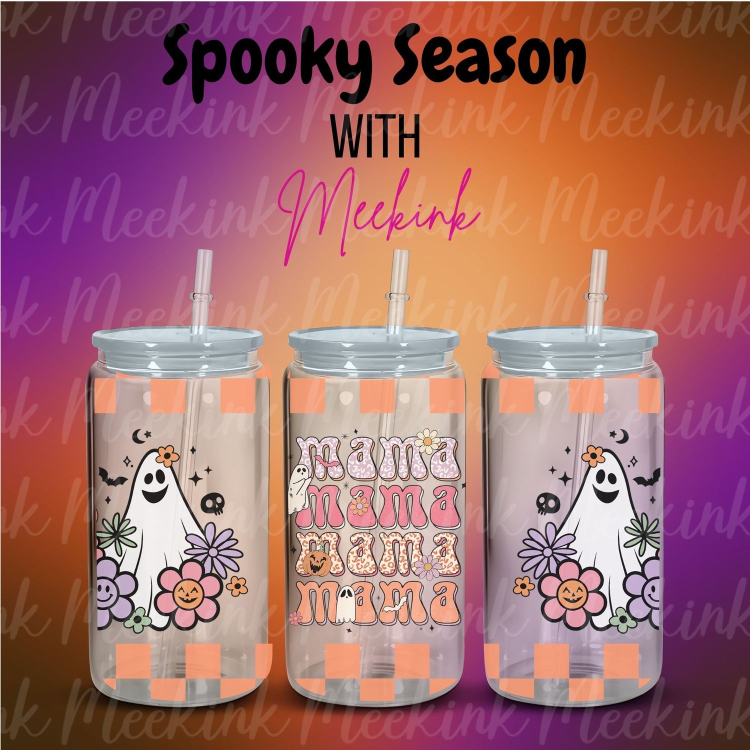 16oz Spooky Season 22 UVDTF Wrap