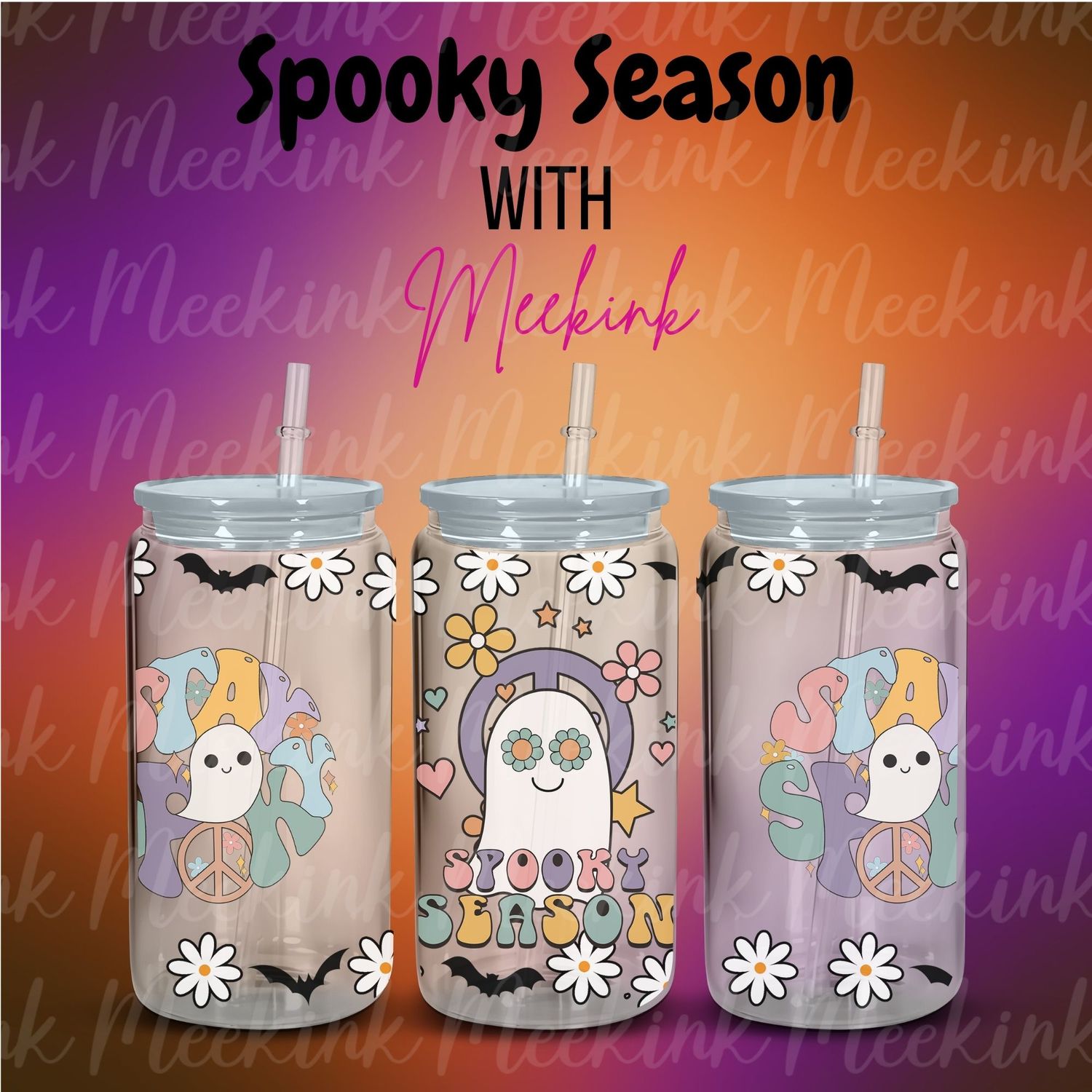 16oz Spooky Season 32 UVDTF Wrap