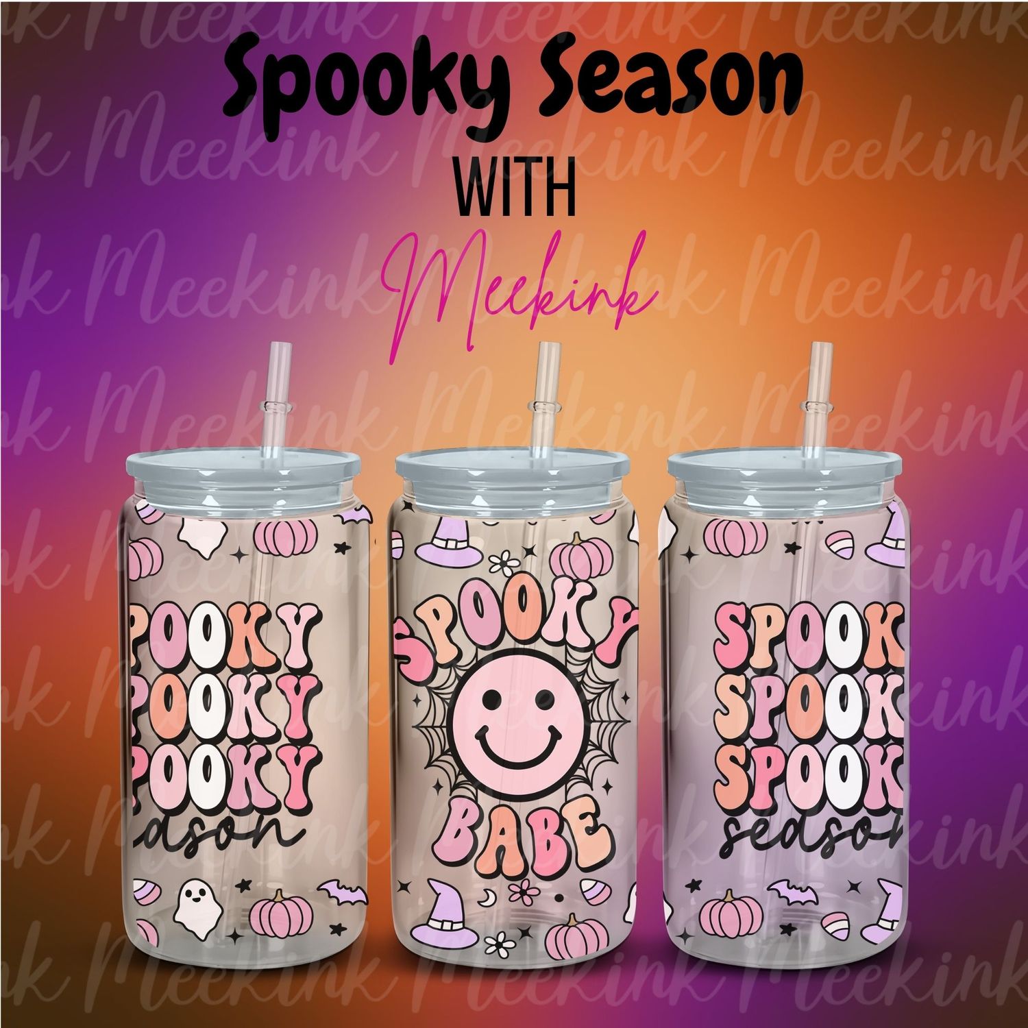 16oz Spooky Season 33 UVDTF Wrap