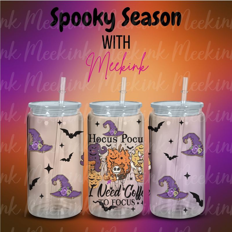 16oz Spooky Season 51 UVDTF Wrap