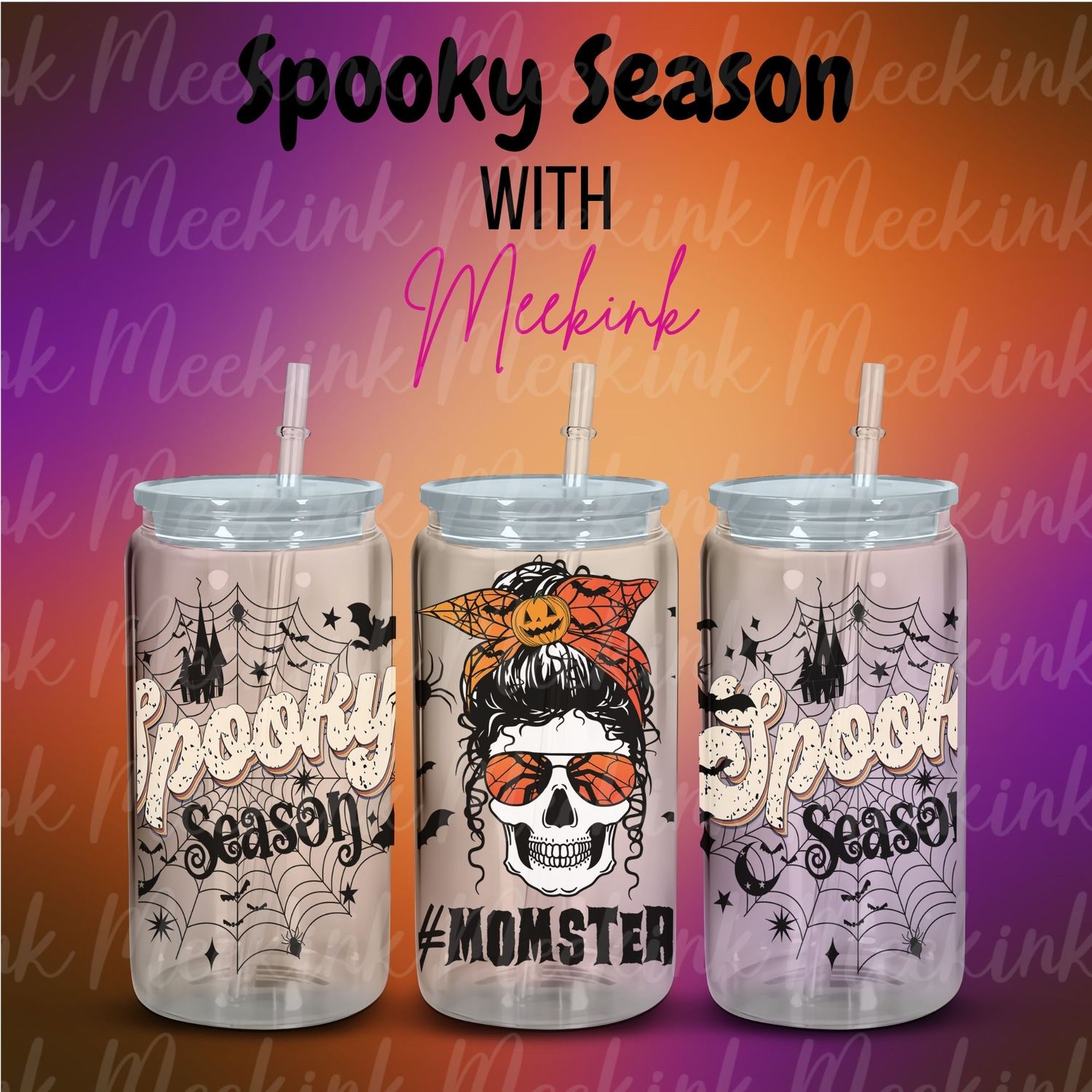16oz Spooky Season 55 UVDTF Wrap