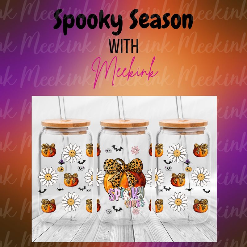 16oz Spooky Season 68 UVDTF Wrap