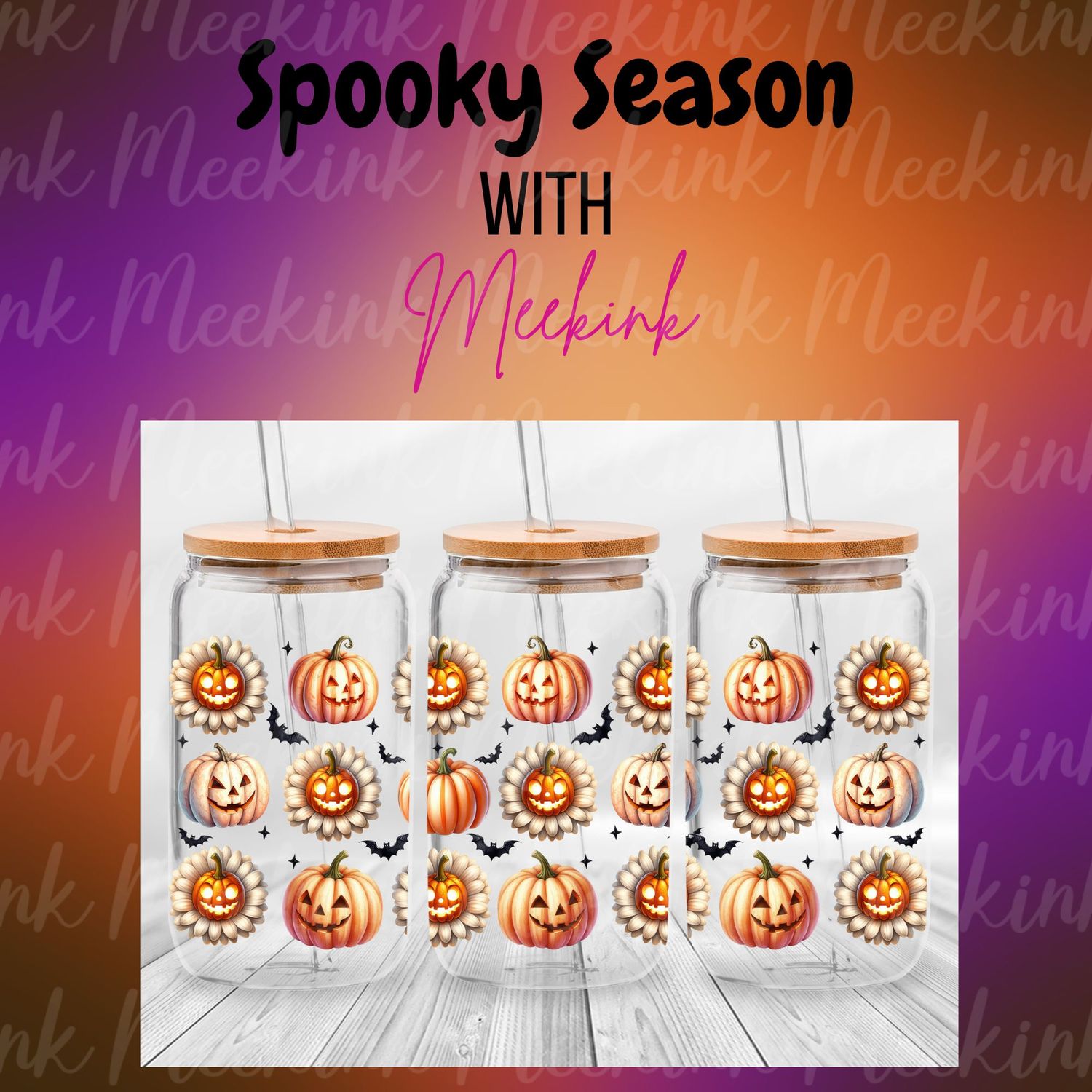 16oz Spooky Season 86 UVDTF Wrap