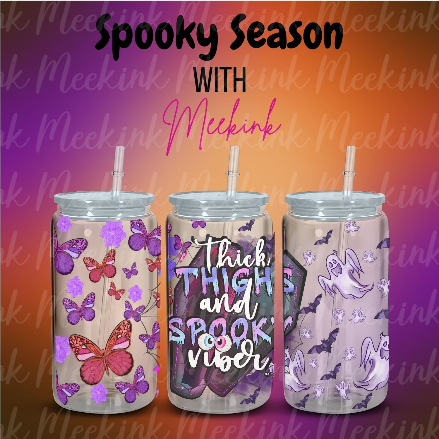 16oz Spooky Season 3 UVDTF Wrap
