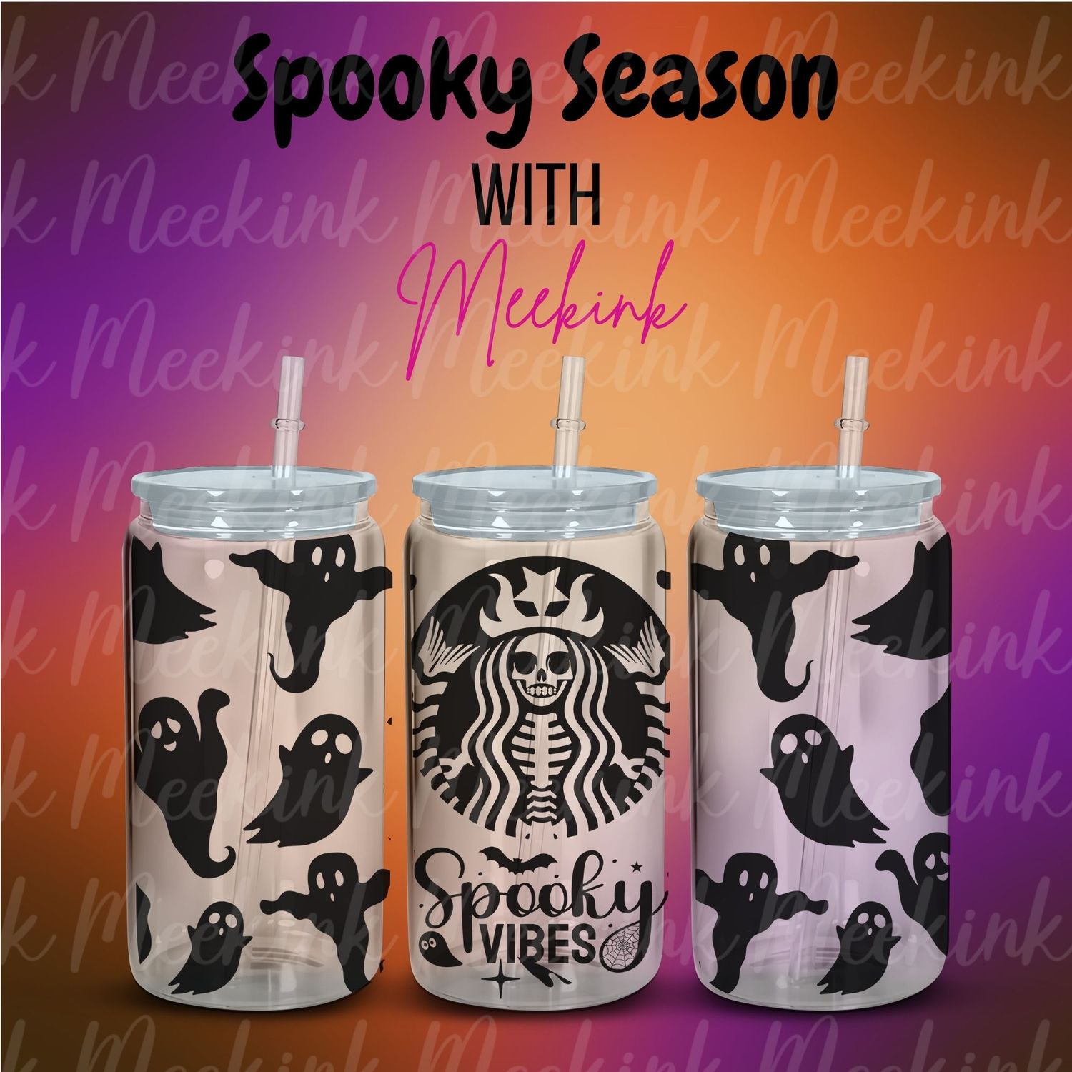 16oz Spooky Season 4 UVDTF Wrap