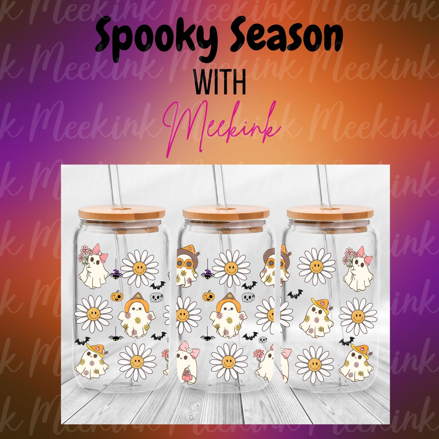 16oz Spooky Season 88 UVDTF Wrap