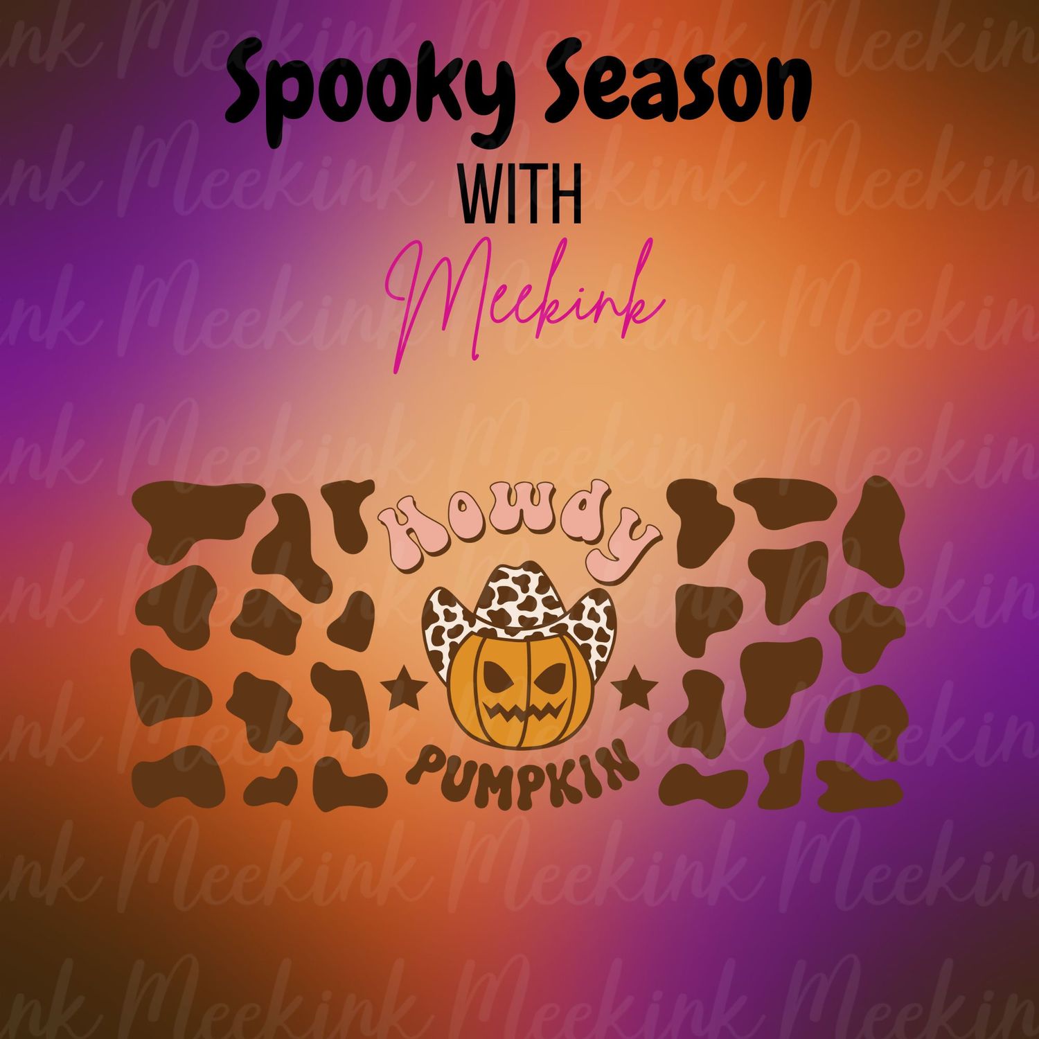 16oz Spooky Season 108 UVDTF Wrap